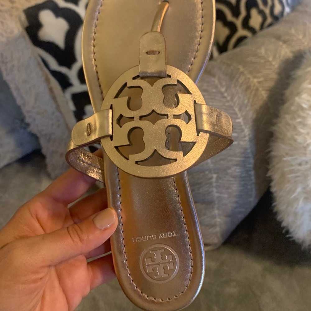 Tory Burch Miller sandal in Rose Gold